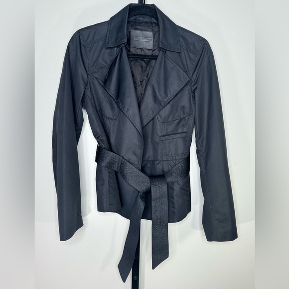 Bally Black Trench Coat - Like New Condition - Picture 1 of 7